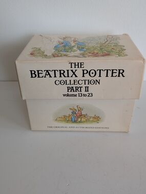 Vintage The Beatrix Potter Book Set  Collection 1986 Part 2 Volume 13 to 23 Box